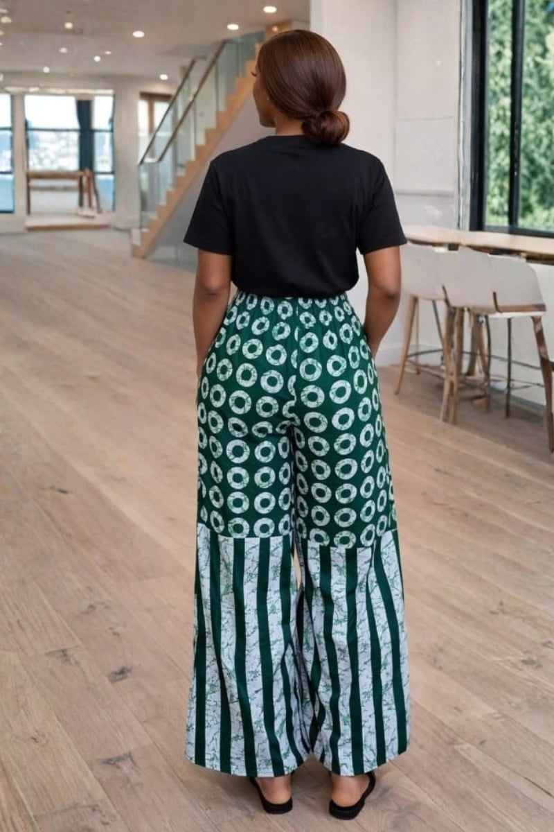 Oma Palazzo Pant Green